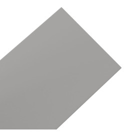 Bordure de jardin Gris 10 m 20 cm polyéthylène