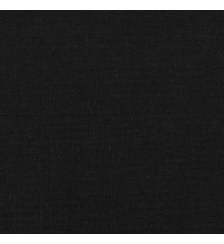 Tête de lit avec oreilles Noir 93x23x78/88 cm Tissu