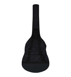 Guitare classique avec sac pour débutants Noir 4/4 39"