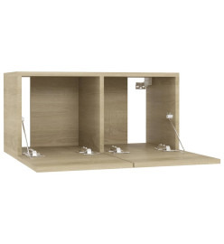 Meubles TV 4 pcs Chêne sonoma 60x30x30 cm Aggloméré