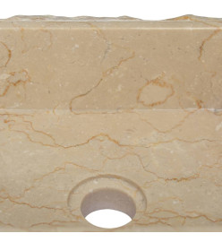 Lavabo Crème 30x30x13 cm Marbre