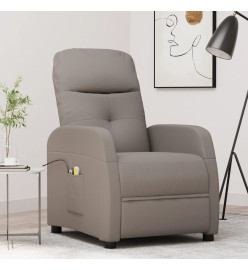 Fauteuil électrique de massage Taupe Tissu