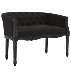 Banc Noir 98x56x69 cm Velours