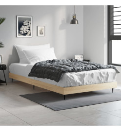 Cadre de lit chêne sonoma 90x190 cm bois d'ingénierie