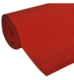 Tapis rouge 1 x 20 m Extra lourd 400 g/m²