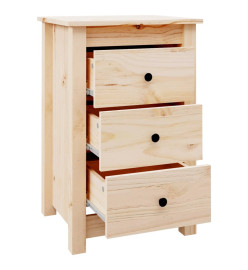 Tables de chevet 2 pcs 40x35x61,5 cm Bois de pin massif