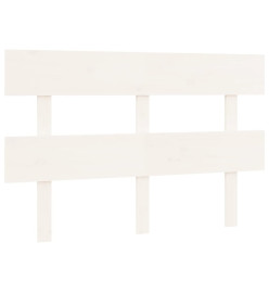 Tête de lit Blanc 144x3x81 cm Bois massif de pin