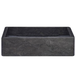 Lavabo Noir 40x40x10 cm Marbre