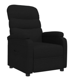 Fauteuil inclinable Noir Tissu