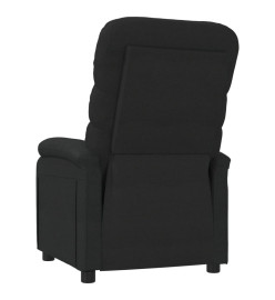 Fauteuil inclinable Noir Tissu