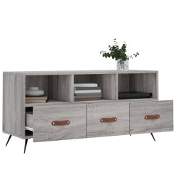 Meuble TV sonoma gris 102x36x50 cm bois d'ingénierie