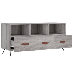 Meuble TV sonoma gris 102x36x50 cm bois d'ingénierie