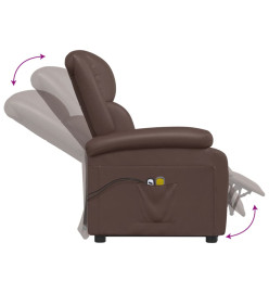 Fauteuil de massage Marron Similicuir