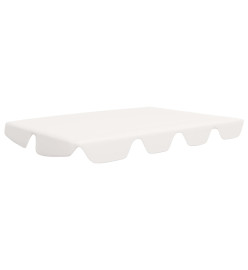 Toit de rechange de balançoire Blanc 150/130x70/105 cm 270 g/m²