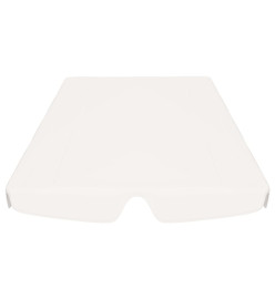 Toit de rechange de balançoire Blanc 150/130x70/105 cm 270 g/m²