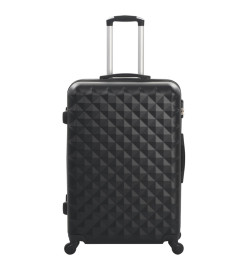 Valise rigide 3 pcs Noir ABS