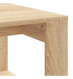 Table basse chêne sonoma 102x50x35 cm bois d'ingénierie