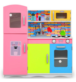 Cuisine en jouet pour enfants MDF 80x30x85 cm Multicolore