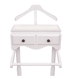 Portant à vêtements avec armoire Bois Blanc