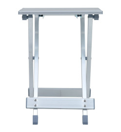 Tabouret de camping Aluminium 28x26x39 cm