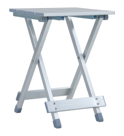 Tabouret de camping Aluminium 28x26x39 cm