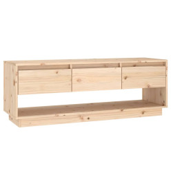 Meuble TV 110,5x34x40 cm Bois de pin massif