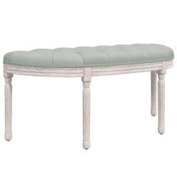 Banc Gris clair 110,5x45x49 cm Velours