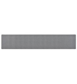 Tapis de couloir Gris foncé 50x300 cm