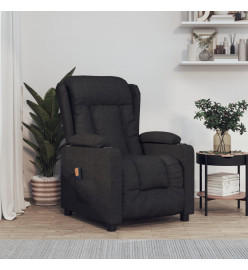 Fauteuil de massage Noir Tissu