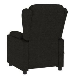 Fauteuil de massage Noir Tissu