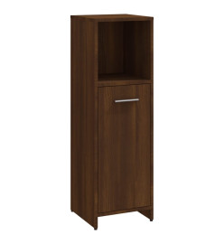 Ensemble de meubles de salle de bain 3 pcs Chêne marron