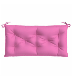 Coussin de banc de jardin rose 100x50x7 cm tissu oxford