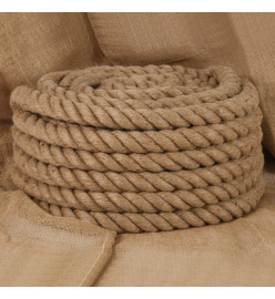 Corde de jute 5 m de long 60 mm d'épaisseur