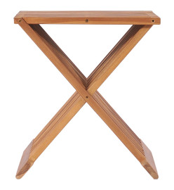 Tabouret pliable 40x32x45 cm Bois de teck solide