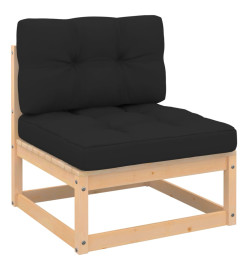 Salon de jardin 13 pcs avec coussins Bois de pin massif