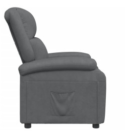 Fauteuil inclinable Anthracite Similicuir