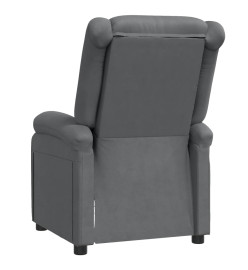 Fauteuil inclinable Anthracite Similicuir