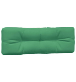 Coussins de palette 3 pcs vert tissu