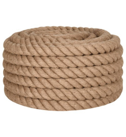 Corde de jute 5 m de long 40 mm d'épaisseur