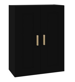 Armoire murale Noir 69,5x32,5x90 cm Bois d'ingénierie