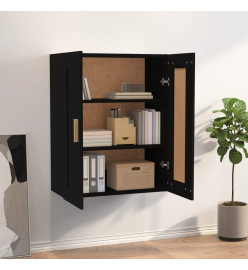 Armoire murale Noir 69,5x32,5x90 cm Bois d'ingénierie