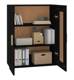 Armoire murale Noir 69,5x32,5x90 cm Bois d'ingénierie