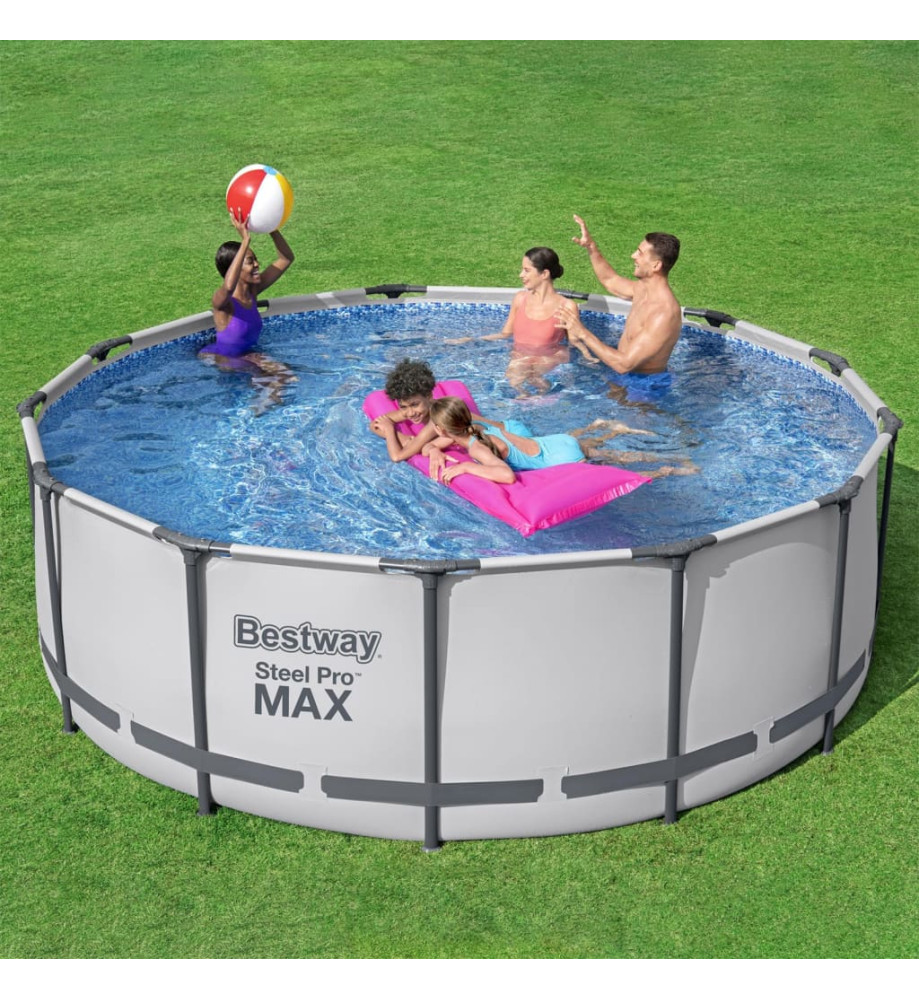 Bestway Ensemble de piscine ronde Steel Pro MAX 396x122 cm