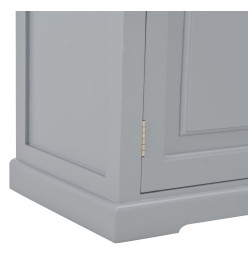 Meuble TV Gris 120 x 30 x 40 cm Bois