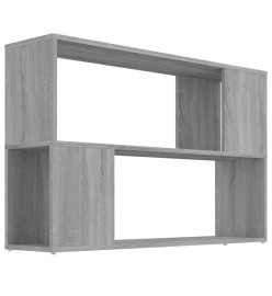 Bibliothèque Sonoma gris 100x24x63 cm Bois d'ingénierie