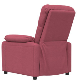 Fauteuil de massage Rouge bordeaux Tissu