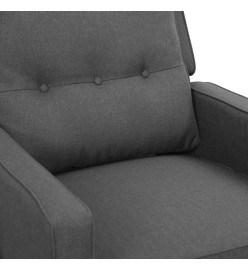 Fauteuil inclinable Gris clair Tissu