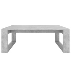 Table basse Gris béton 100x100x35 cm Aggloméré