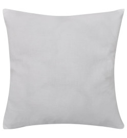 Housses de coussin 4 pcs Coton Blanc 50x50 cm