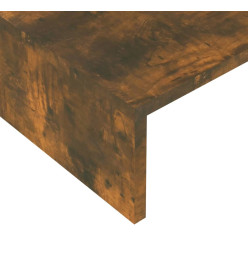 Support de moniteur Chêne fumé 60x23,5x12 cm Bois d'ingénierie